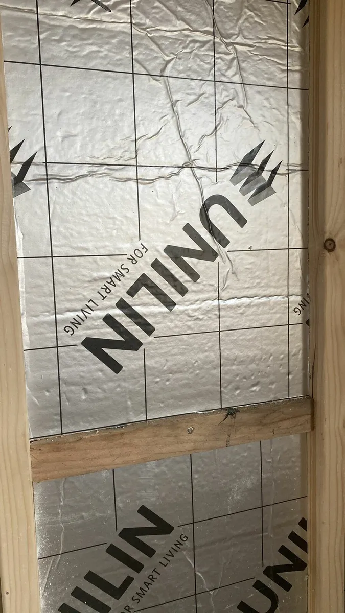 150mm PIR underfloor insulation double foil new - Image 3