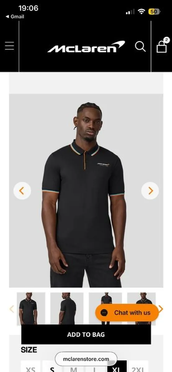 McLaren Hoodie & T-shirt - New wrong size ordered - Image 2