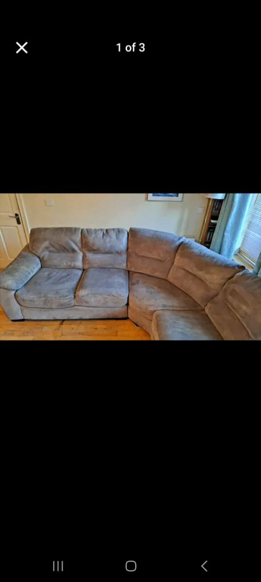C shaped couch - Image 1