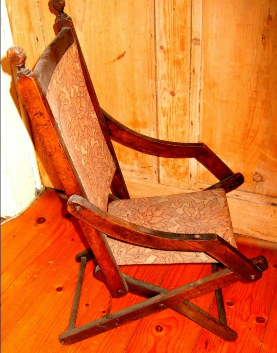 Vintage Victorian Childs Folding Chair - Image 3