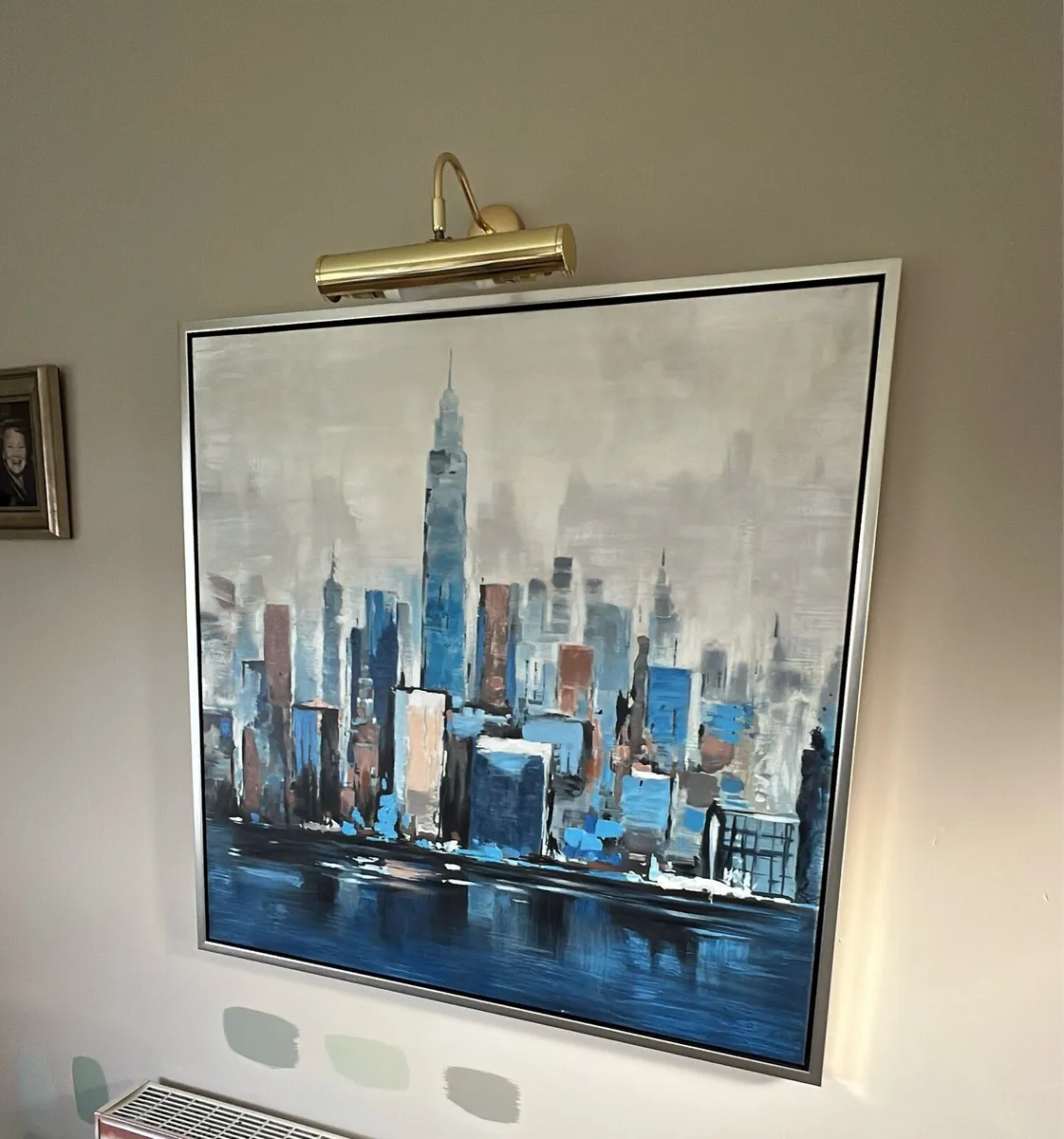 Cityscape Canvas Painting - Image 1