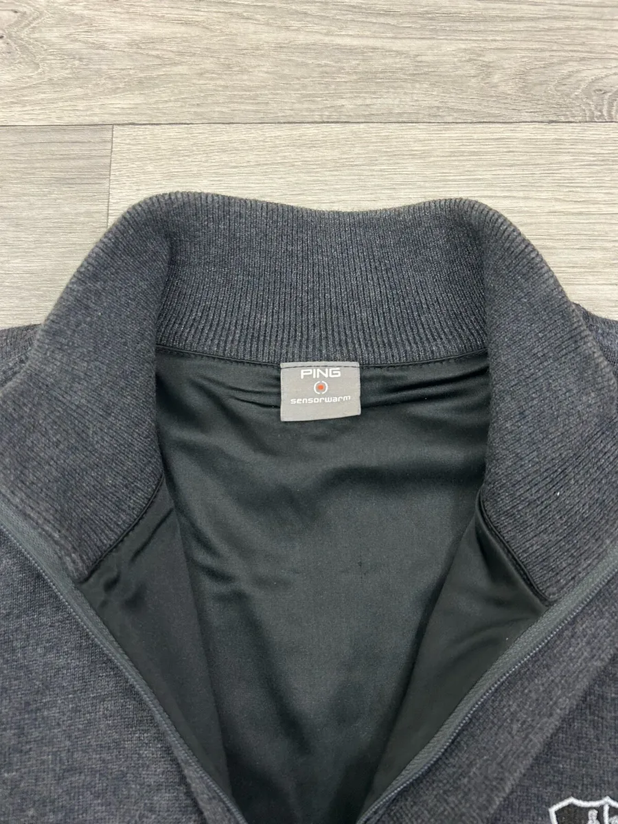 Ping Double Later Half Zip Golf Jumper Mens L - Image 4