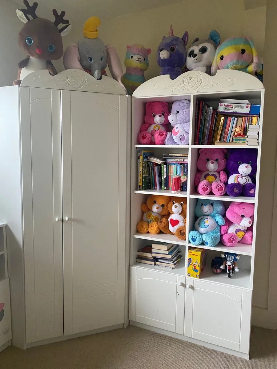 Wardrobe and bookcase