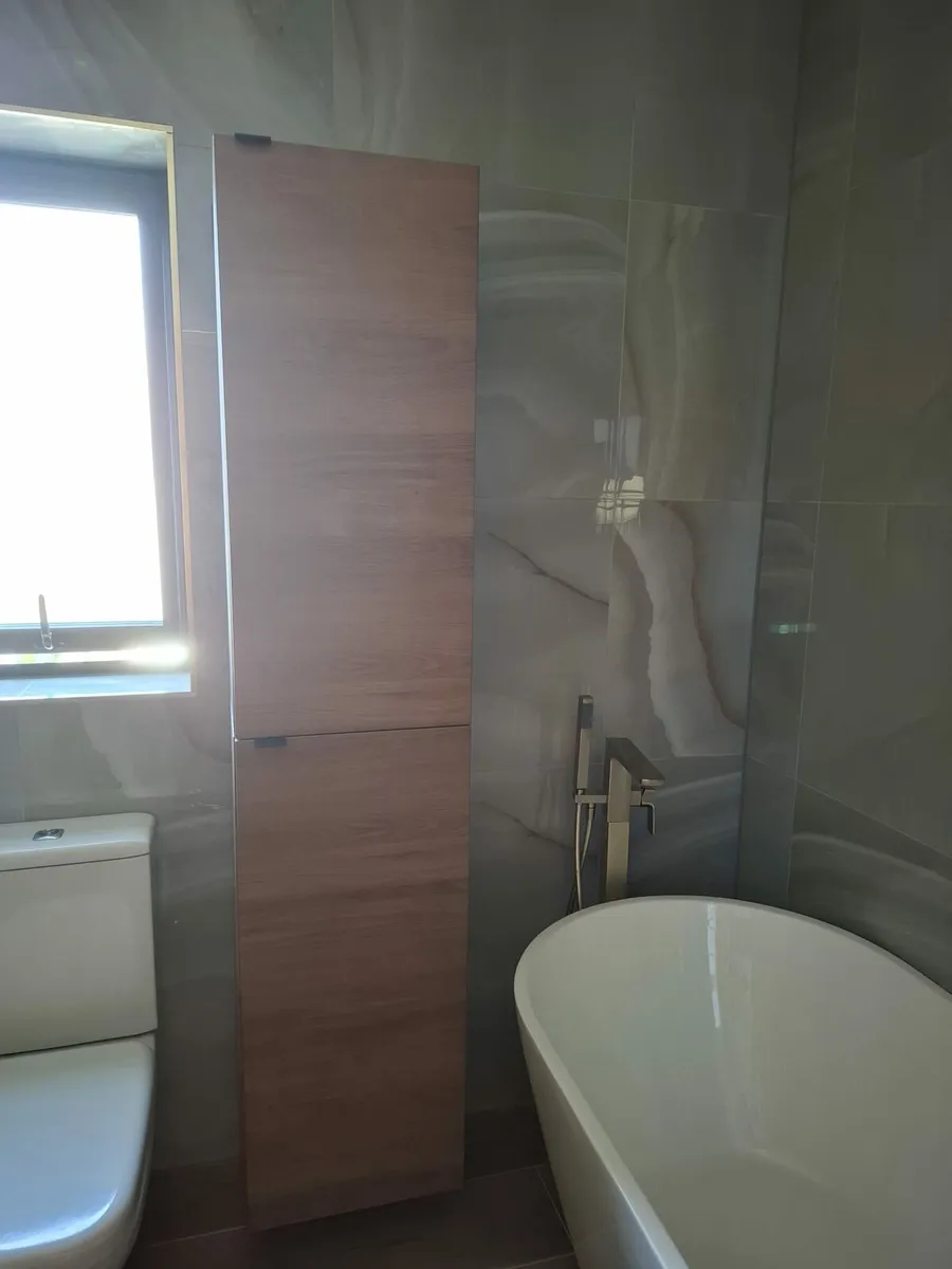 Stove fire surround and cabinets - Image 2