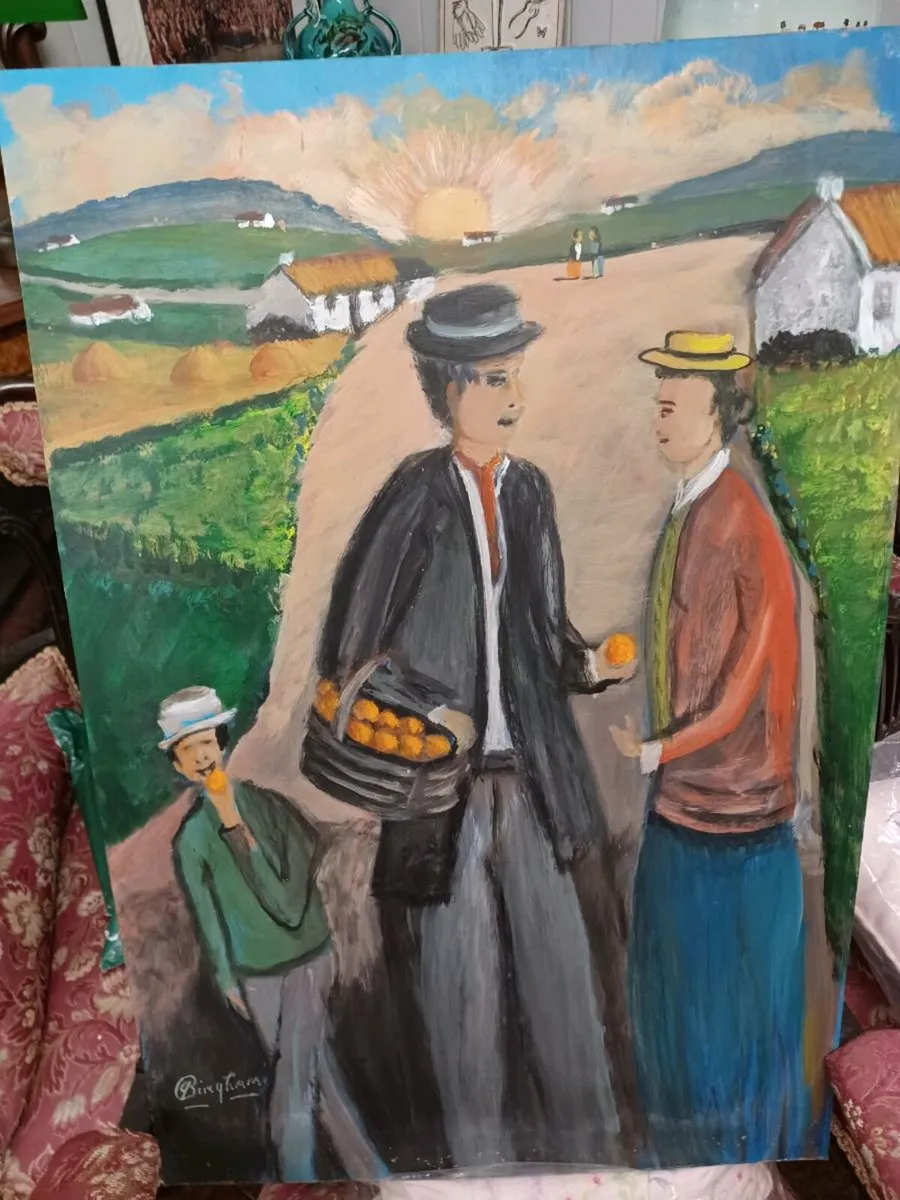 Oil on board  jimmy bingham - Image 2