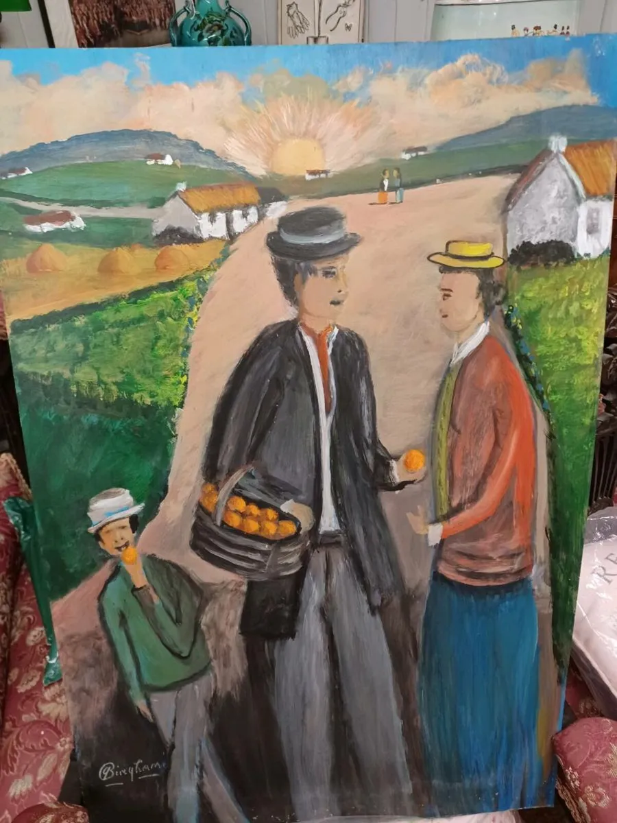 Oil on board  jimmy bingham - Image 3