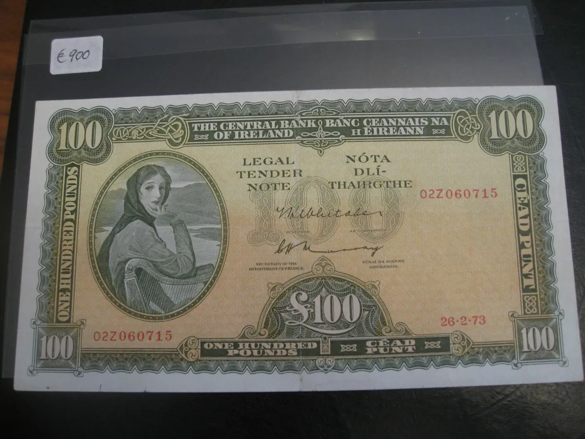 100 Pound Lavery Note - 900 Euros - Image 1