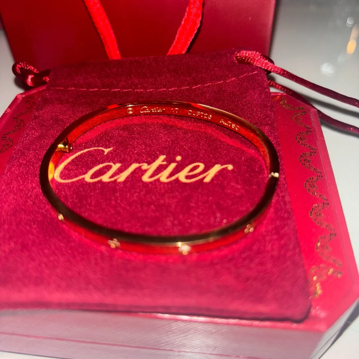Cartier gold bracelet - Image 2