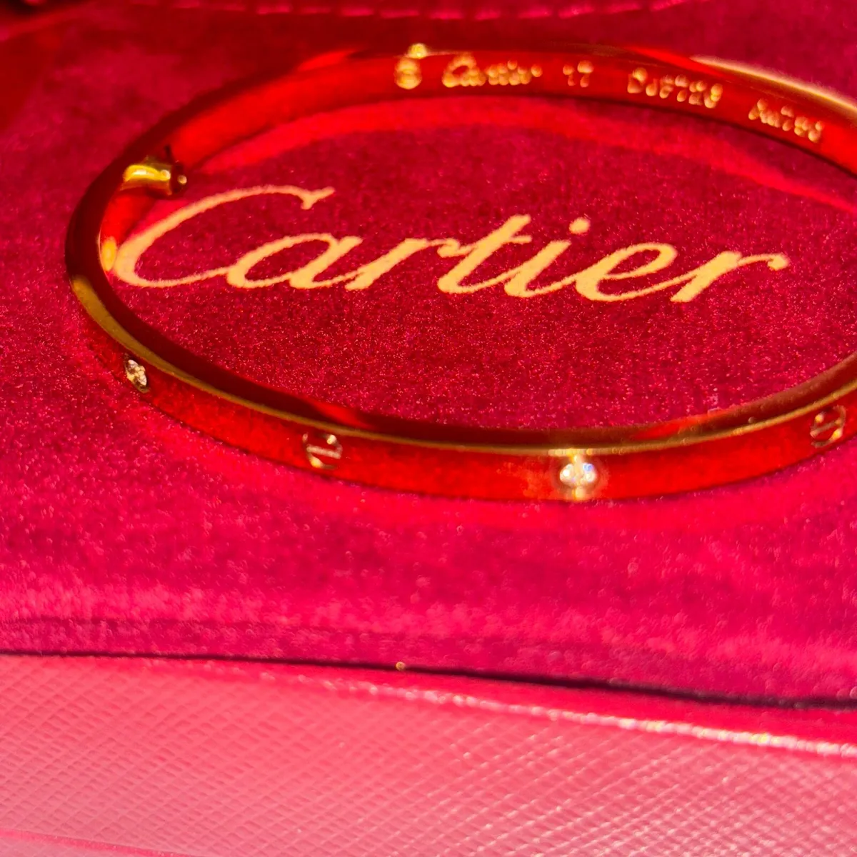 Cartier gold bracelet - Image 3