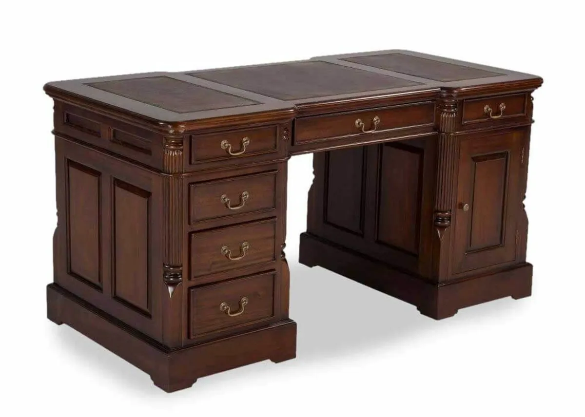 Mahogany Partner's Desk - Image 2