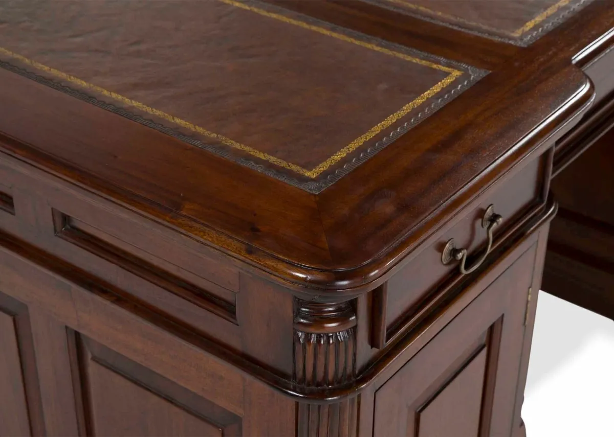 Mahogany Partner's Desk - Image 3