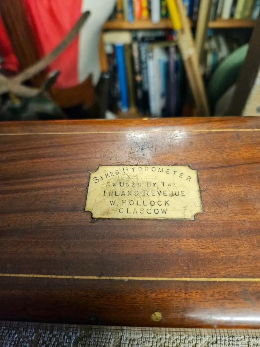 Vintage Sikes Hydrometre box - Image 2