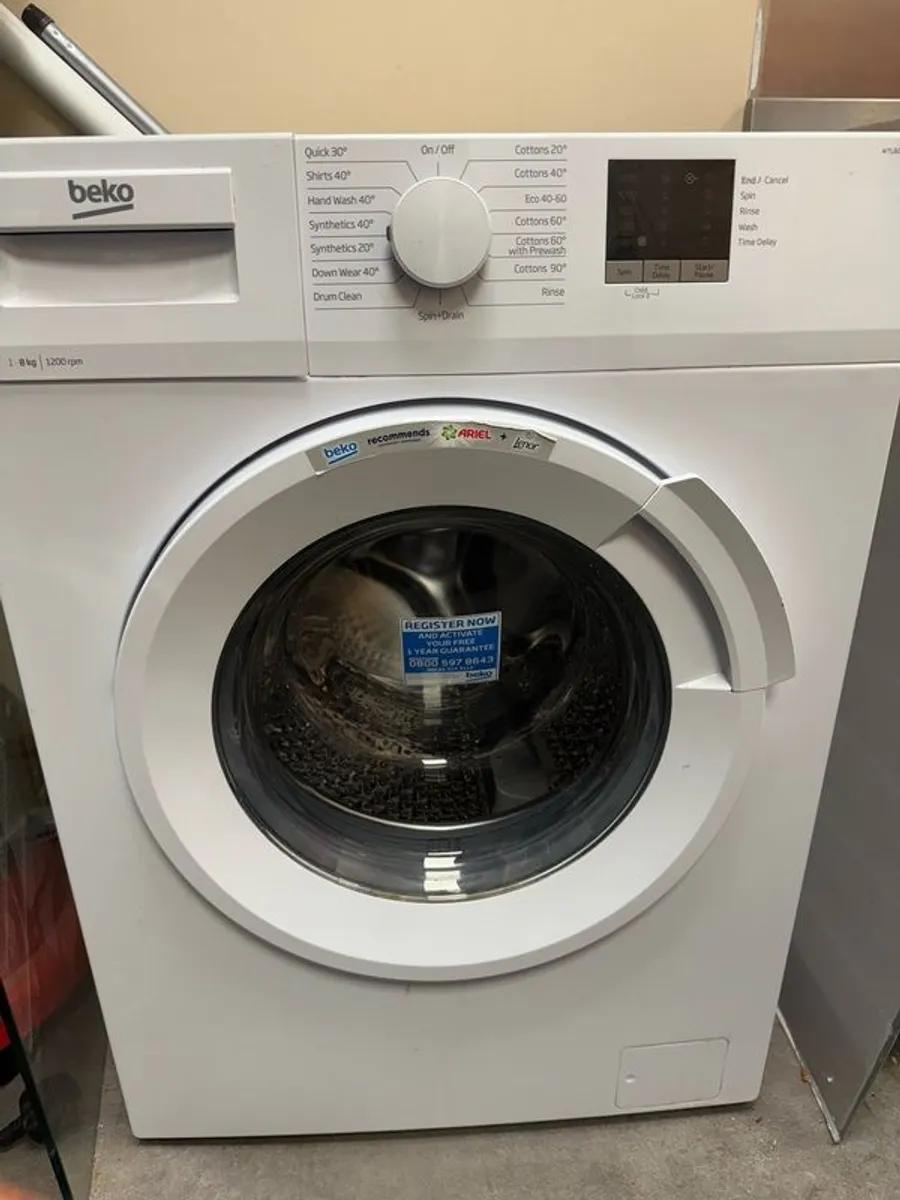 beko washing machine 8kg - Image 1