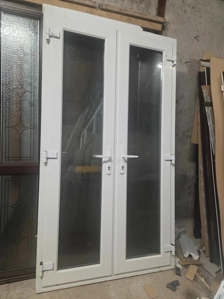 Pvc double doors