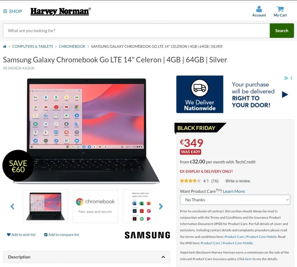 Samsung Chromebook 14" New in Box - Image 4