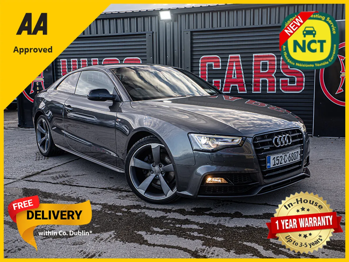 152 Audi A5 4WD S-Line/FSH/High spec/1yr warranty - Image 1