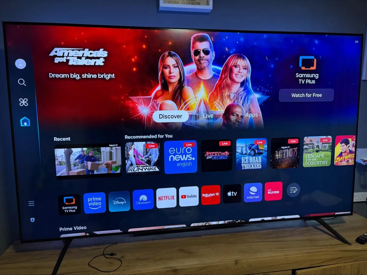 Samsung 75 inch crystal UHD TV - Image 1