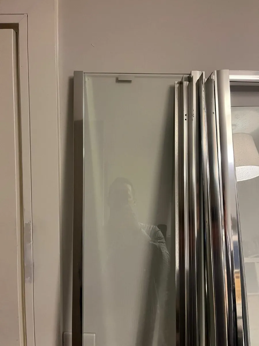 Shower Door (Door & Frame) - 1100mm Glass - Image 2