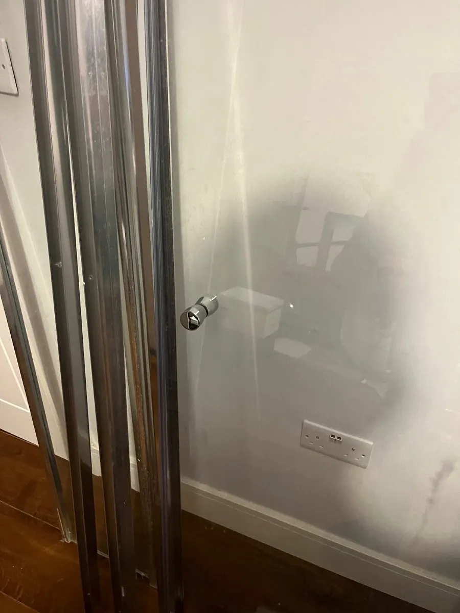 Shower Door (Door & Frame) - 1100mm Glass - Image 3
