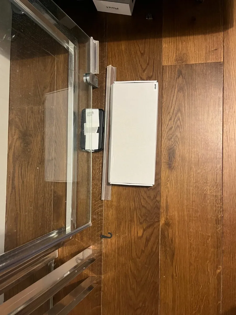 Shower Door (Door & Frame) - 1100mm Glass - Image 4