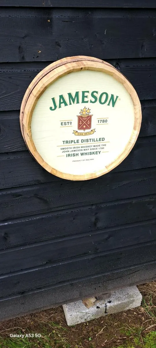 Jameson half barrel sign - Image 1