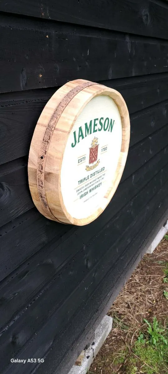 Jameson half barrel sign - Image 2