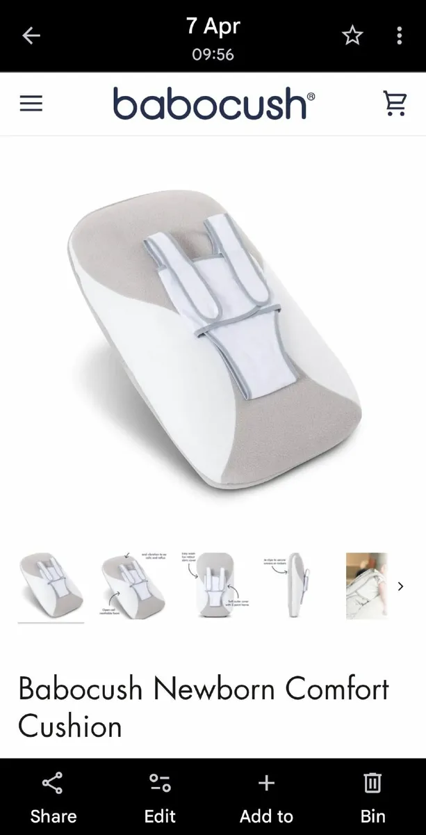 BaboCush - Reflux / Colic baby cushion - Image 2