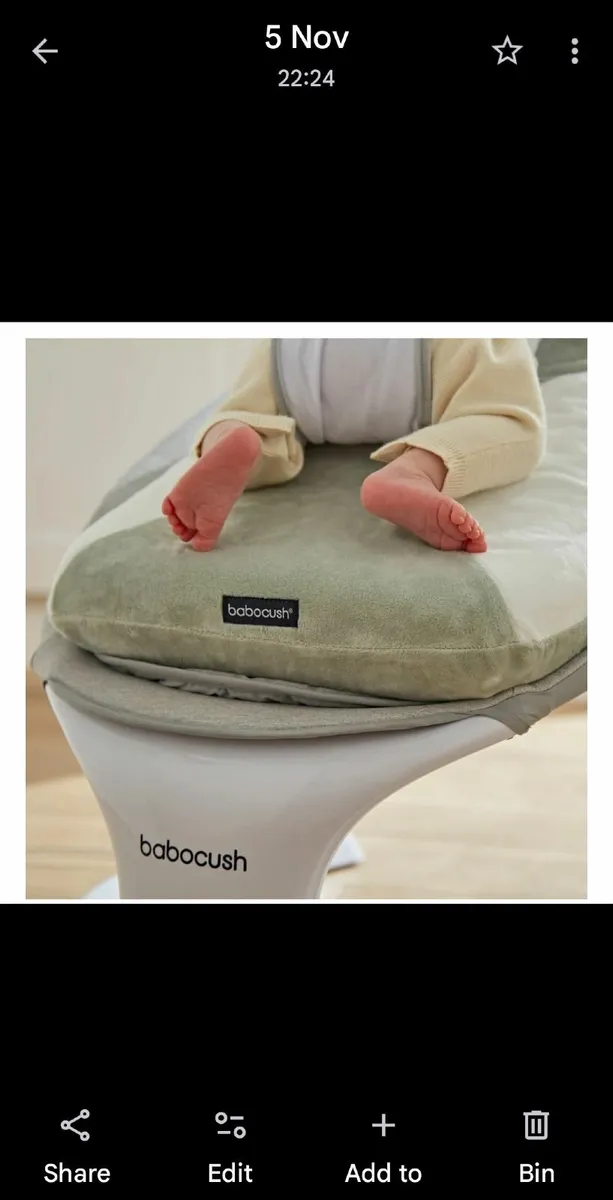 BaboCush - Reflux / Colic baby cushion - Image 3