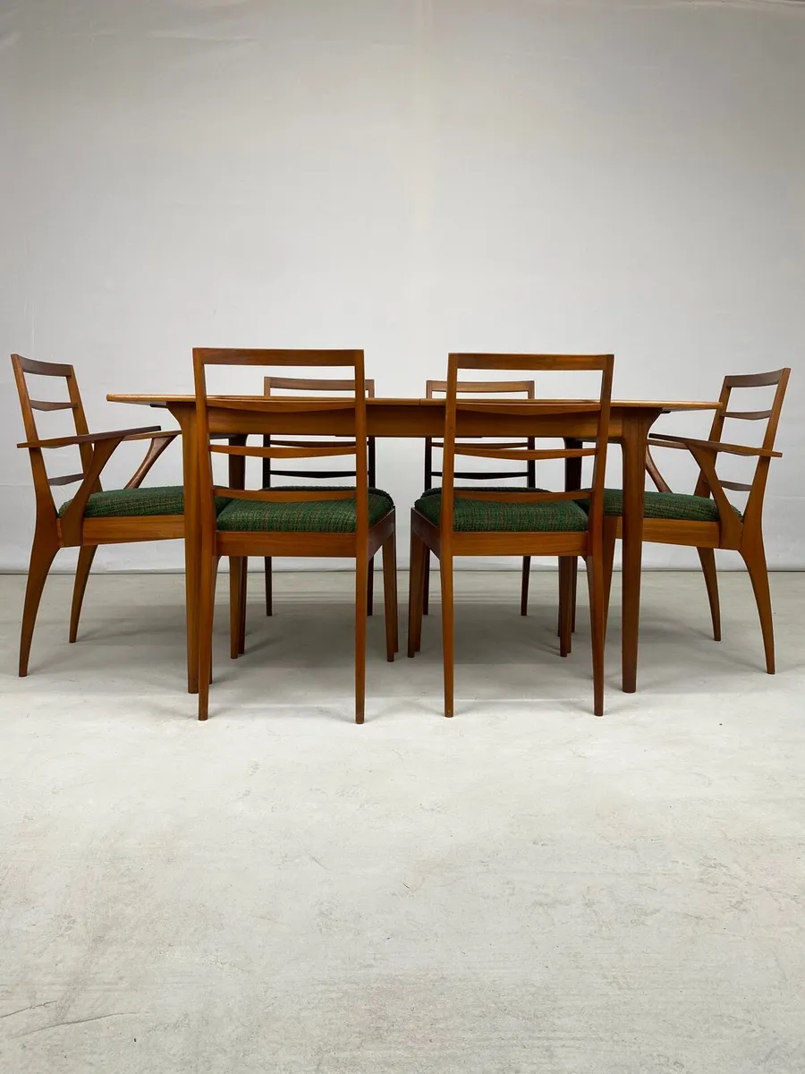 McIntosh Mid Century Teak Table & Chairs - Image 1