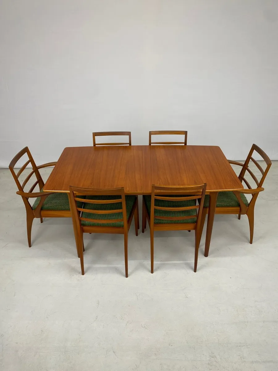McIntosh Mid Century Teak Table & Chairs - Image 2