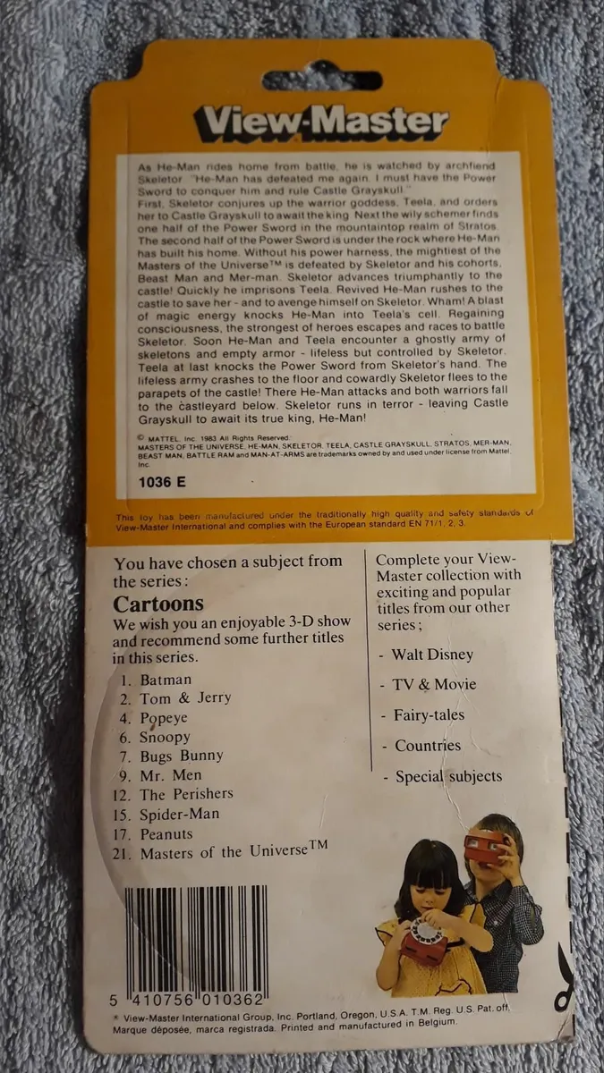 Vintage Masters Of The Universe View-Master - Image 3