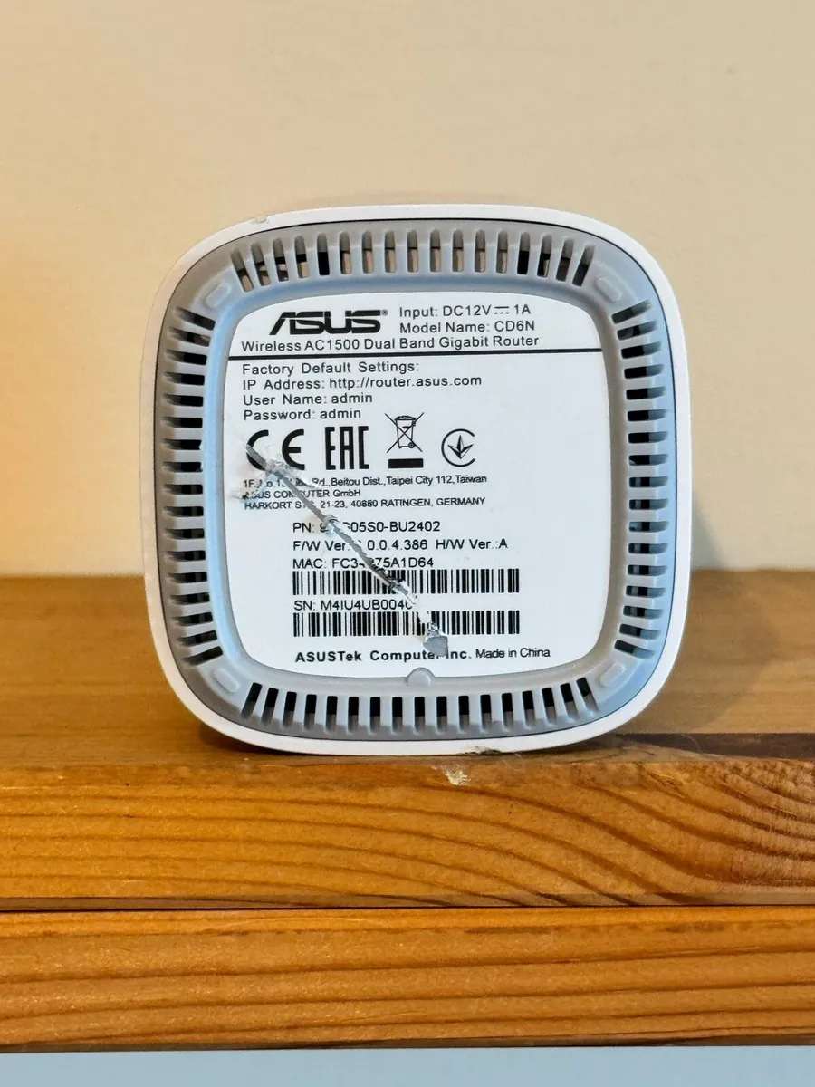 ASUS CD6 Mesh WiFi Router ⏐ AiMesh Node - Image 4