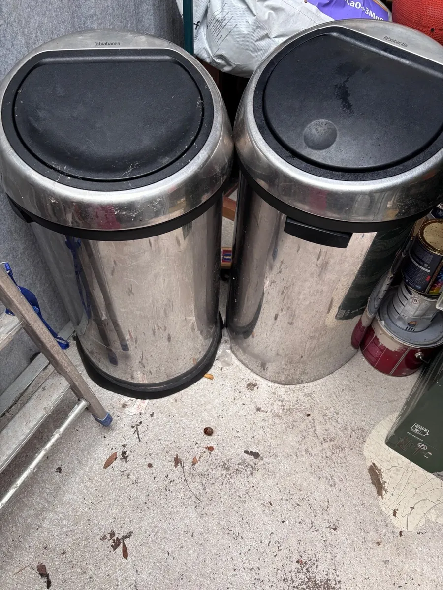 Barbantia 60L chrome bins - Image 1