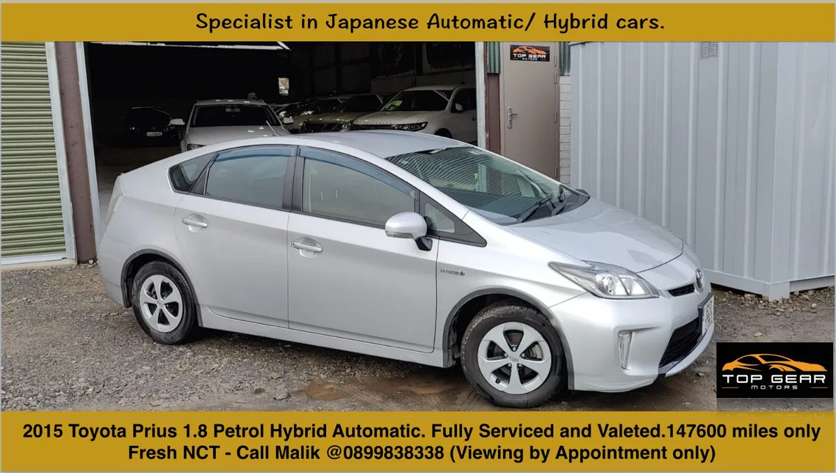152 Toyota Prius NCT 2027 very clean car - Image 1
