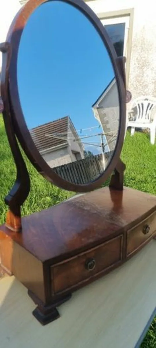 Antique dressing table mirror - Image 1