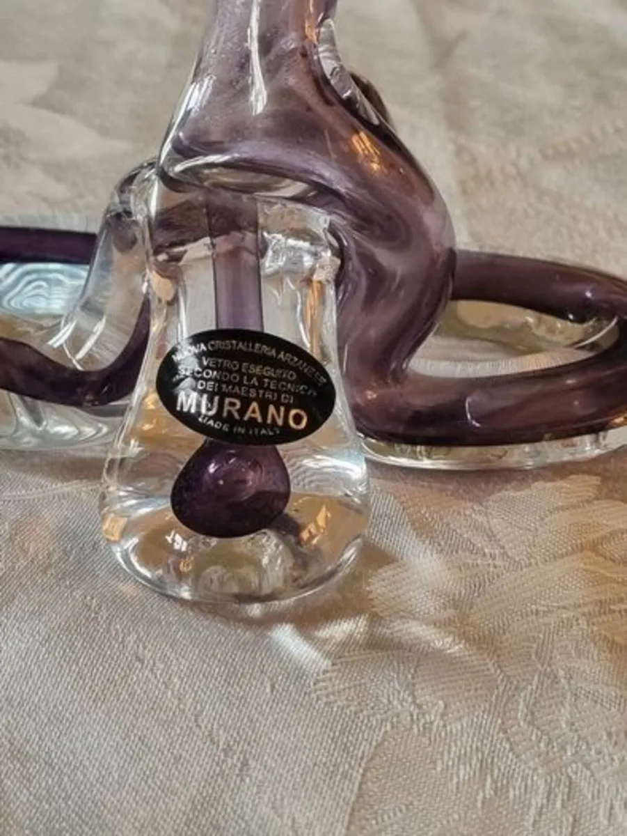 Murano glass spiral vase - Image 4
