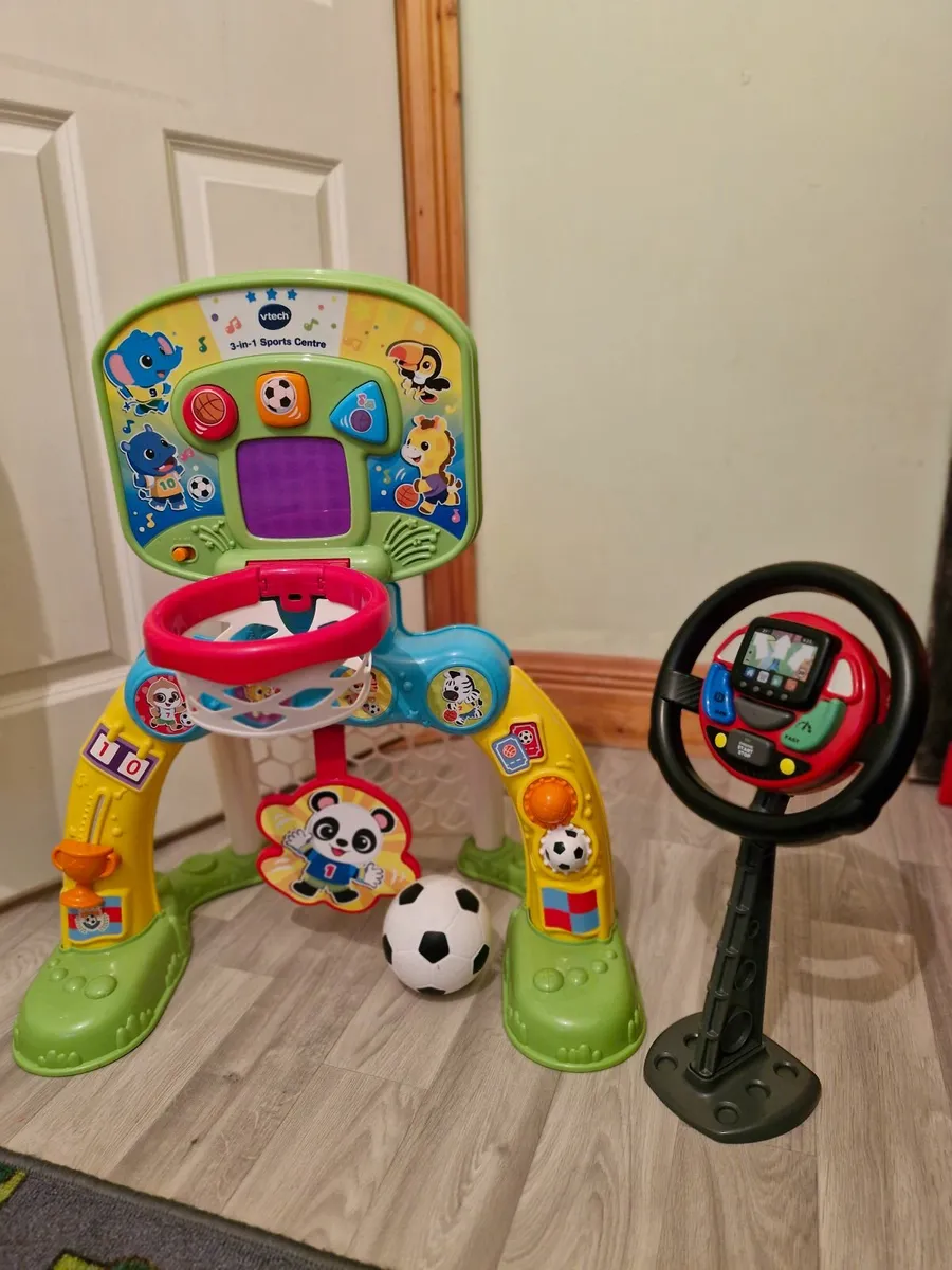 VTech Baby 3-in-1 Sports Centre & Casdon GPS Steer - Image 1
