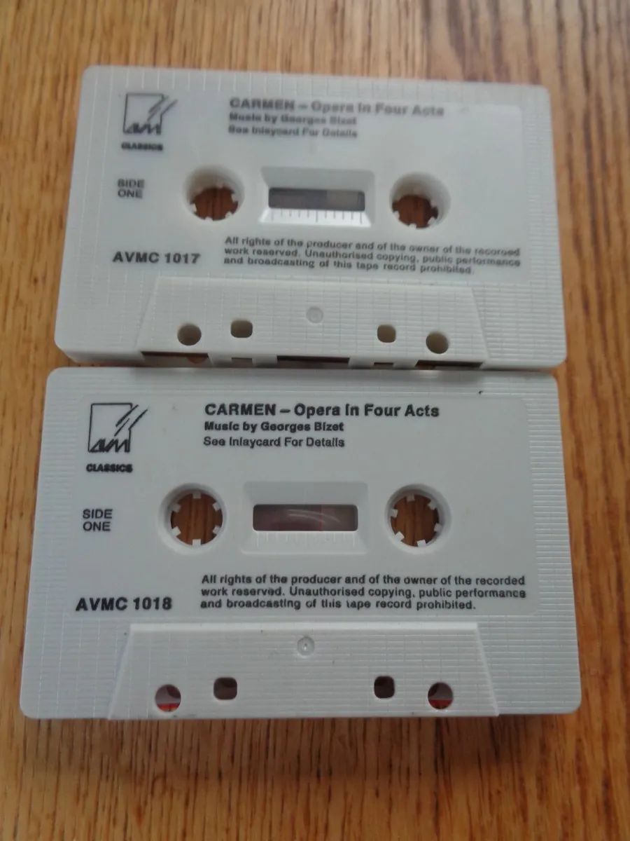 Double Music Tape of Carmen Opera for Sale - Image 3