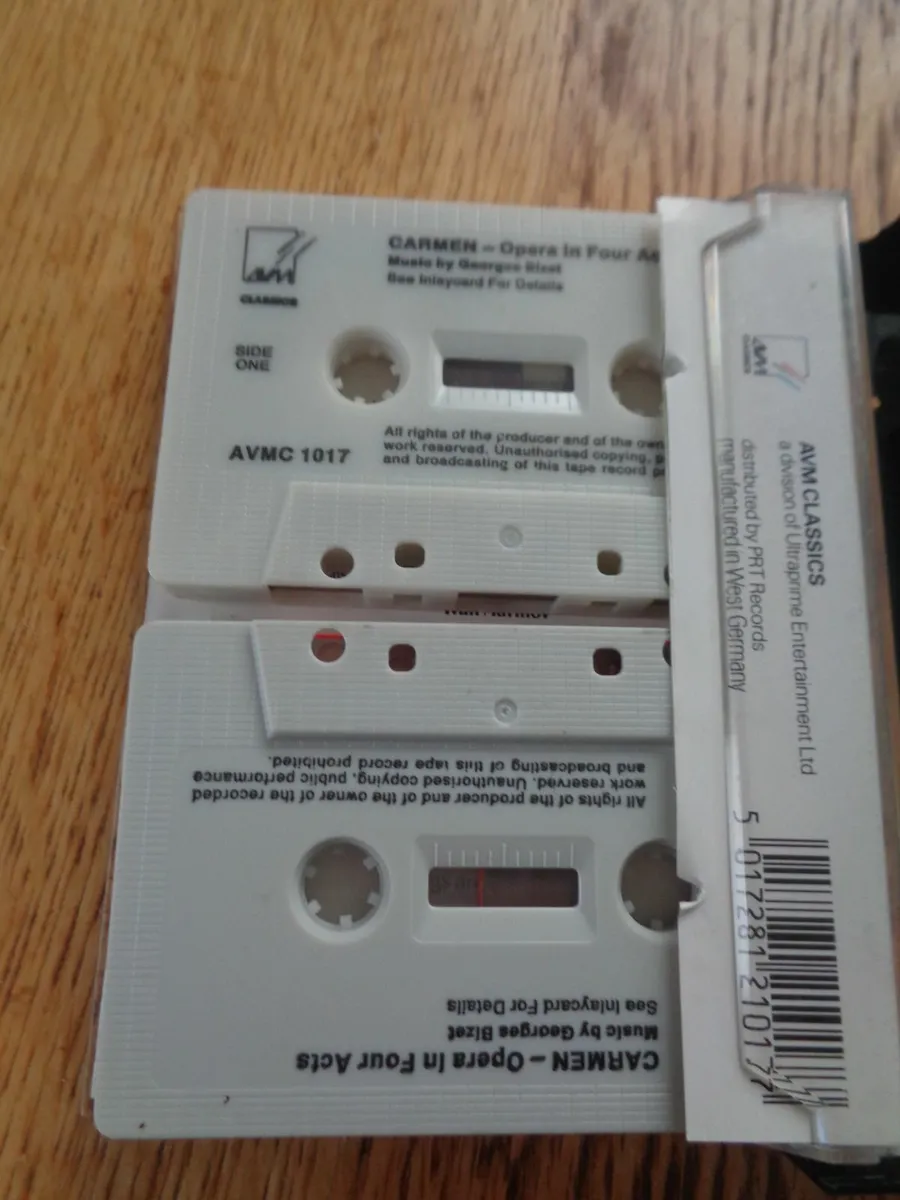 Double Music Tape of Carmen Opera for Sale - Image 4