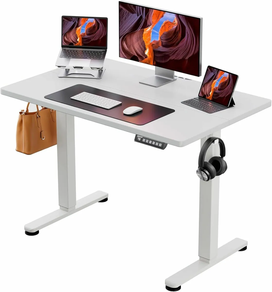 Electric Standing Desk Height Adjustable 100x60cm - Image 1