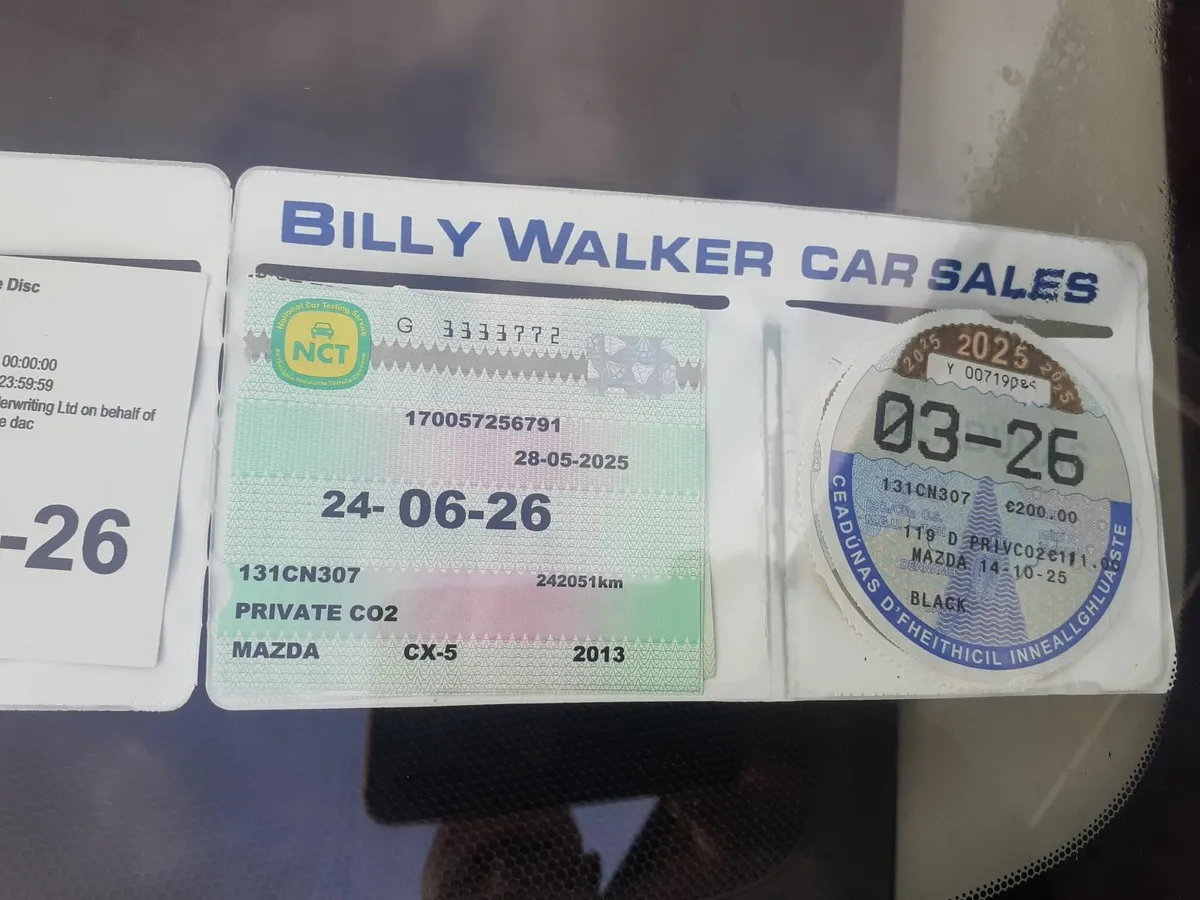 Mazda CX-5 2013 NCT & TAX - Image 2