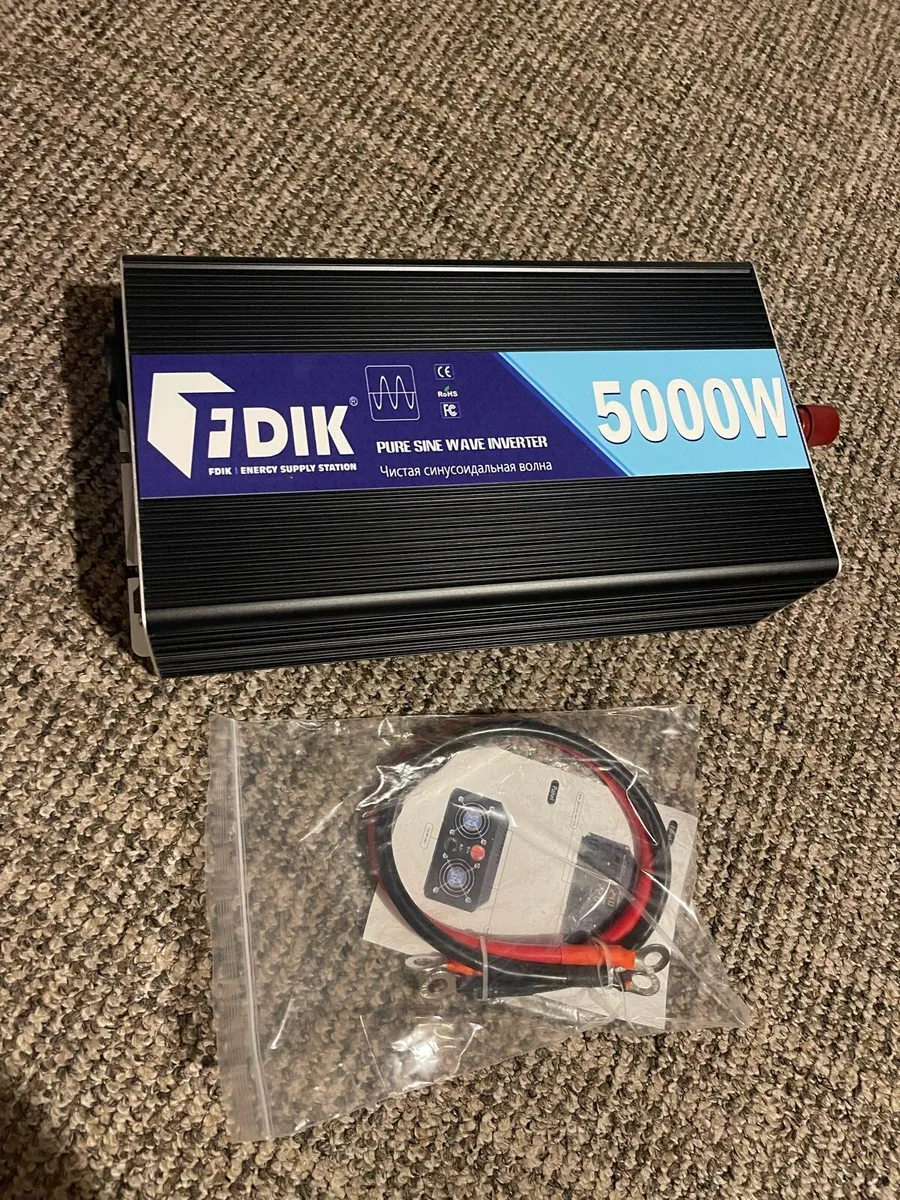 12v to 220v , 5000 watts car inverter - Image 1