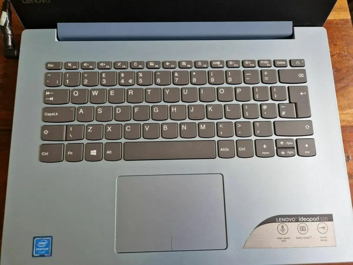 Lenovo Ideapad 320 Laptop, Light Blue, 1 TB HDD - Image 1