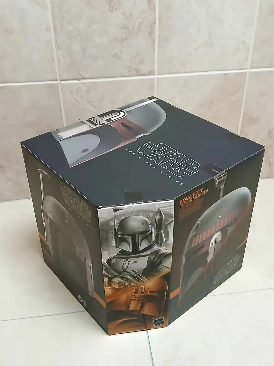 Star Wars Boba Fett Re-Armored Black Series Helmet - Image 1
