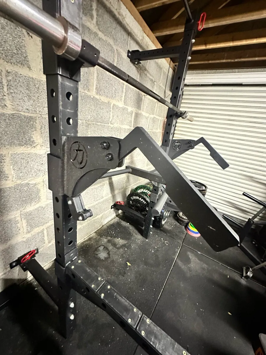 Foldable Wall Mounted Squat Rack (Strength Shop) - Image 2