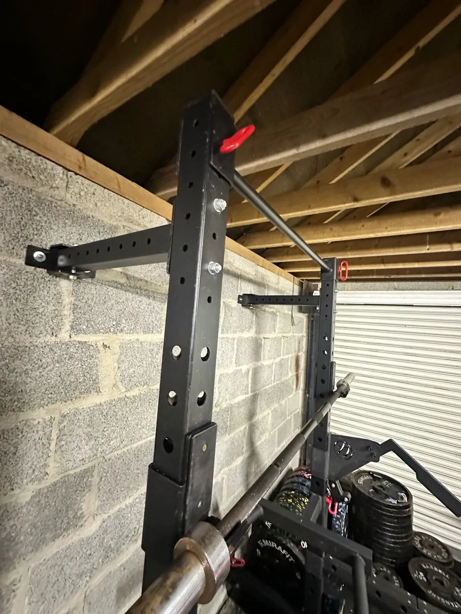 Foldable Wall Mounted Squat Rack (Strength Shop) - Image 4