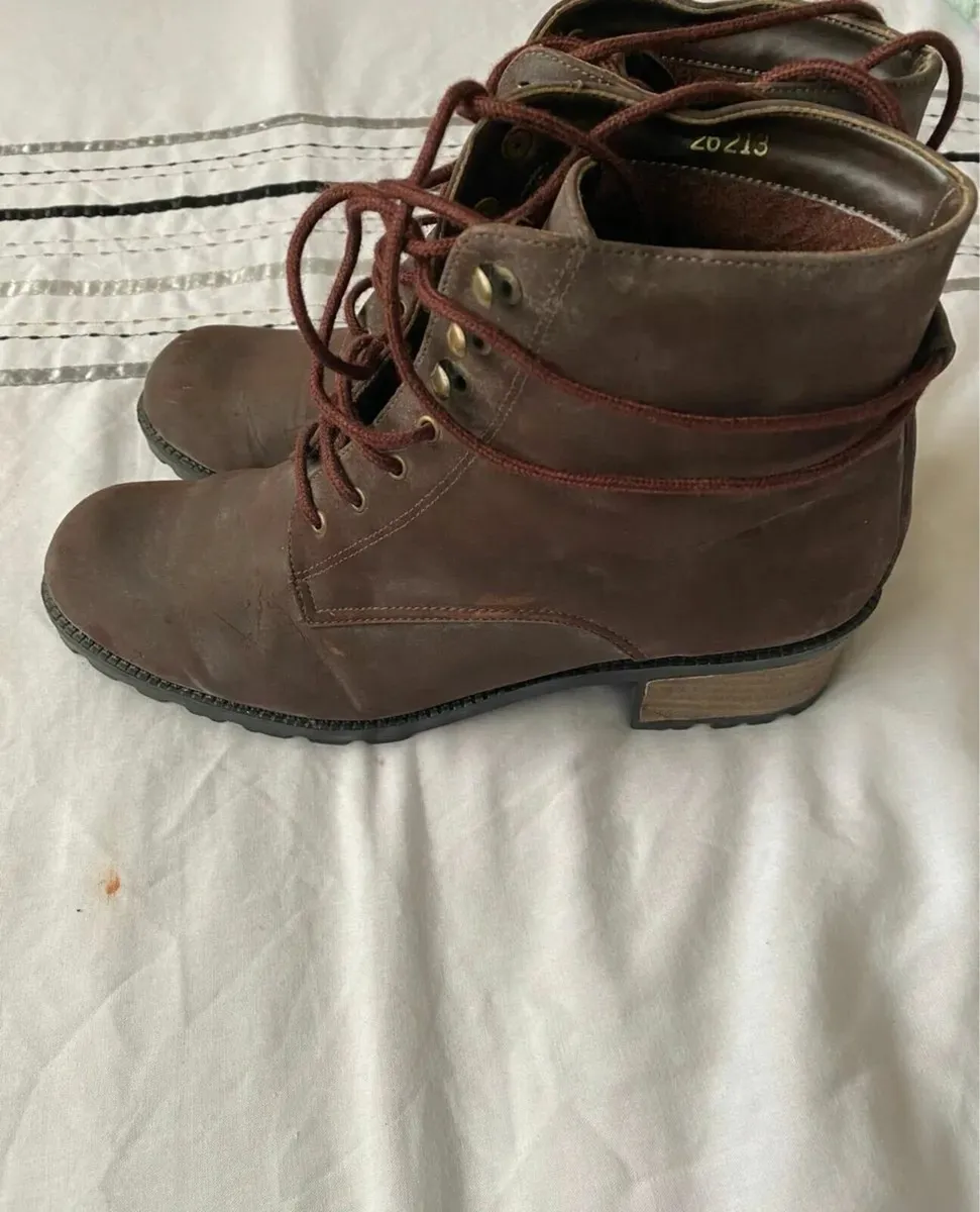 Wendel Ankle Boots, Size 40, Brown Suede - Image 2