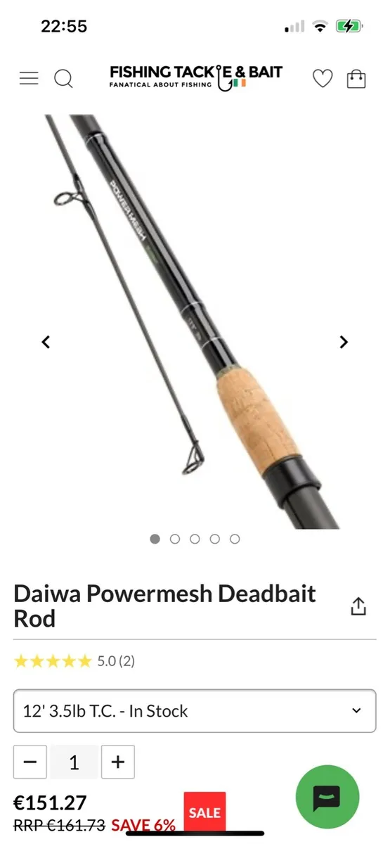 Daiwa Powermesh 12’ 2.75lb - Image 1
