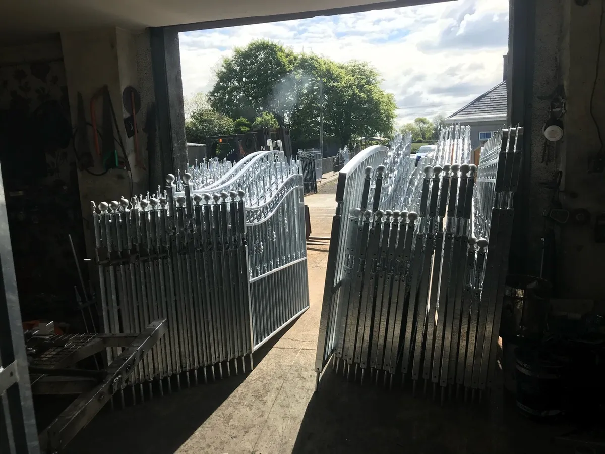 Galvanized gates on sale ✅