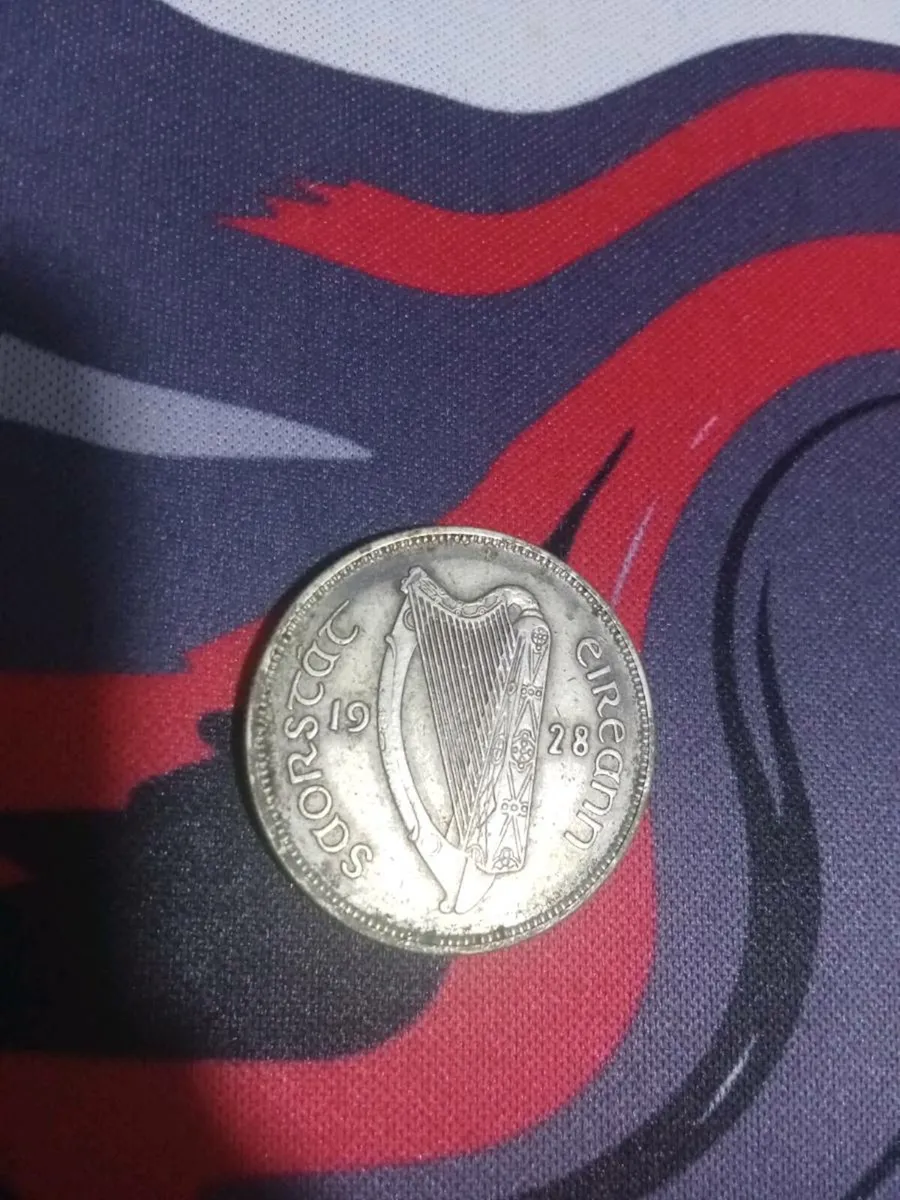 1928 Irish florin u - Image 1